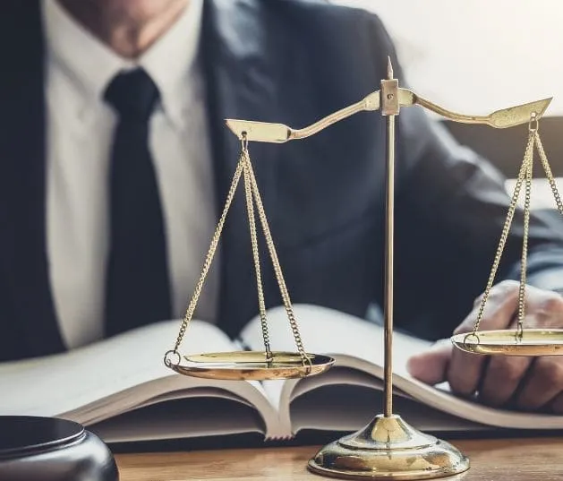 Lawyer at her desk